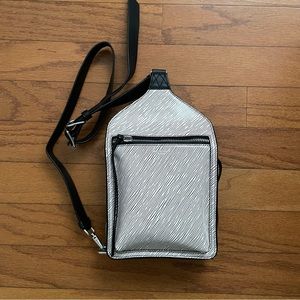 Rag & Bone Leather Black & White Elliot Sling